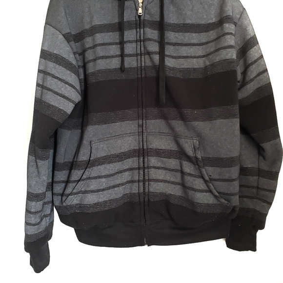 Original Deluxe Jacket Mens M Medium Zip Up Hooded - Picture 2 of 6